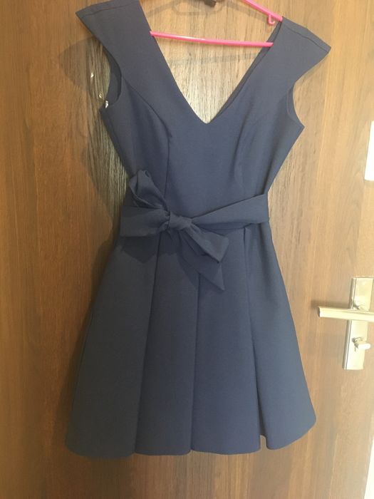 sukienka granatowa rozmiar 34