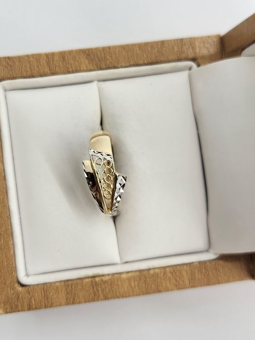 Złoty pierścionek próba 585