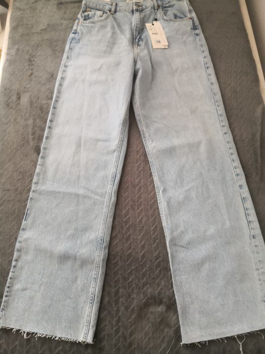Męskie spodnie Wide leg ZARA