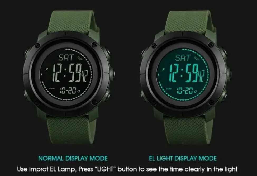 Zegarek męski SKMEI1426 elektroniczny metronom kompas bluetoot ttst496