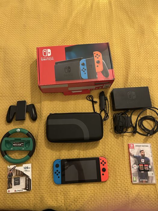 Nintendo Switch em bom estado