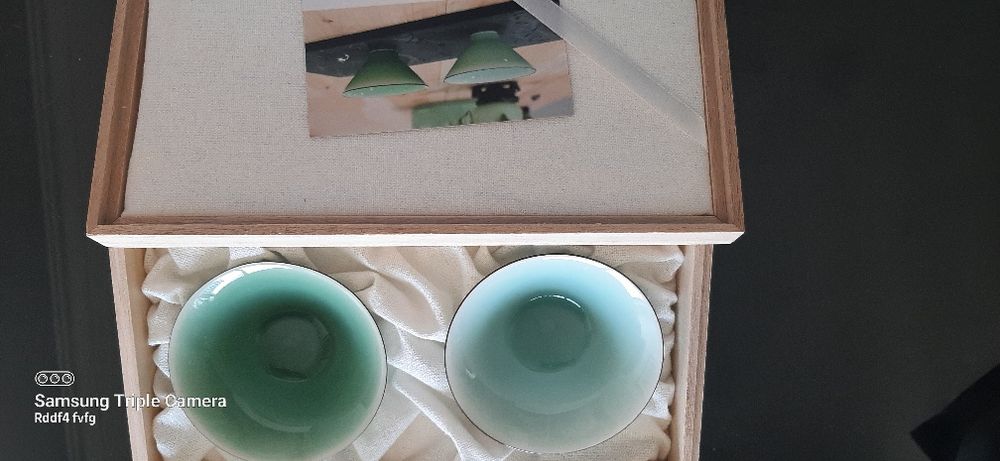 Conjunto Taças Porcelana Chinesa NIDONGFANG ART MUSEUM