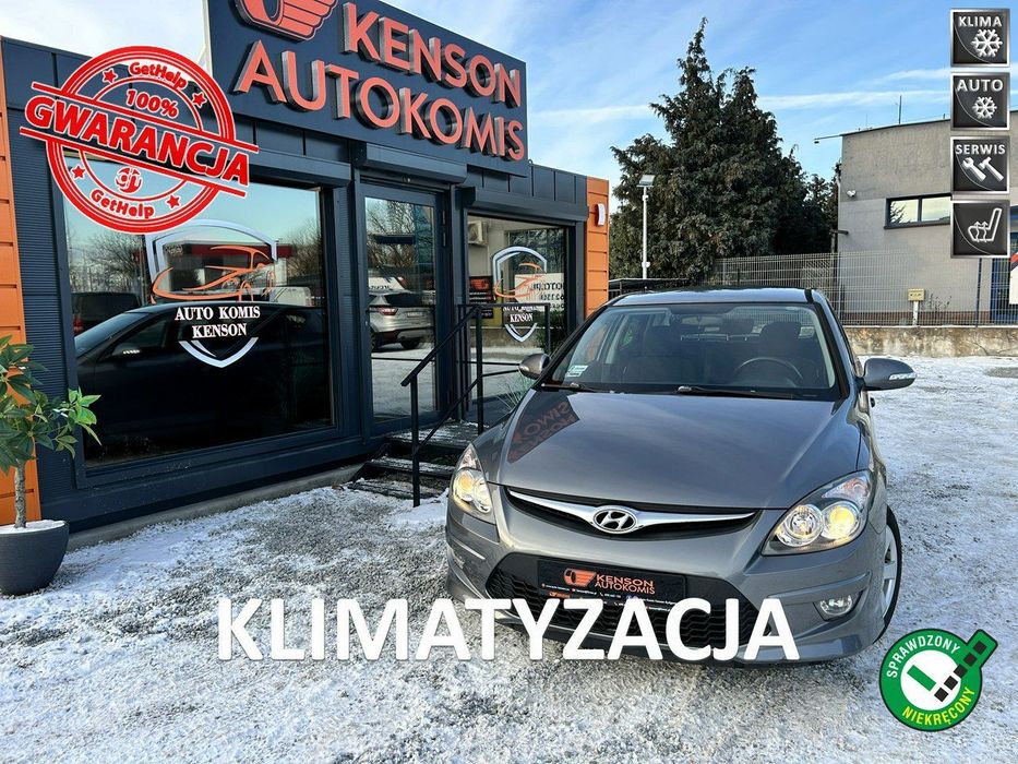 Hyundai I30 Klimatyzacja, Podgrzewane Fotele, USB, AUX, Isofix, El. Szyby/Lusterka