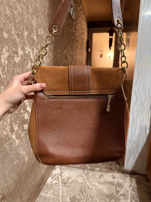 жіноча замшева сумка