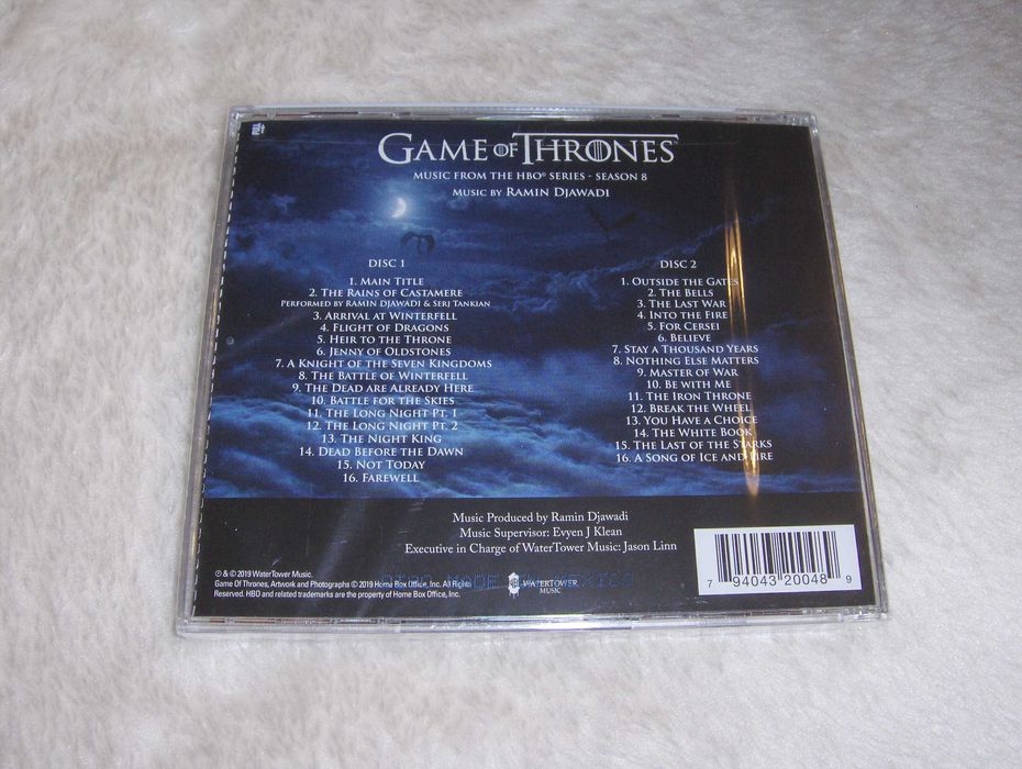 2 x CD Gra o tron/Game Of Thrones Sezon 8 Nowa UNIKAT