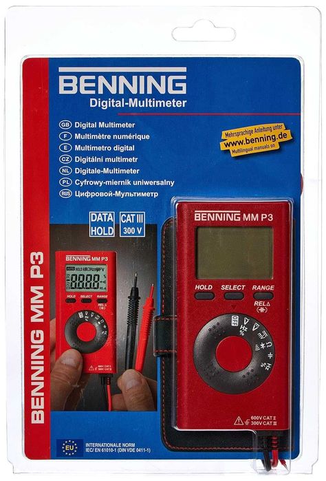 Digital pocket multimeter BENNING MM P364550792030083121