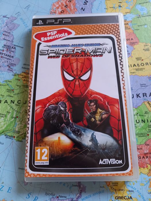 Gra Sony psp Spider-Man web of shadows amazing allies edition