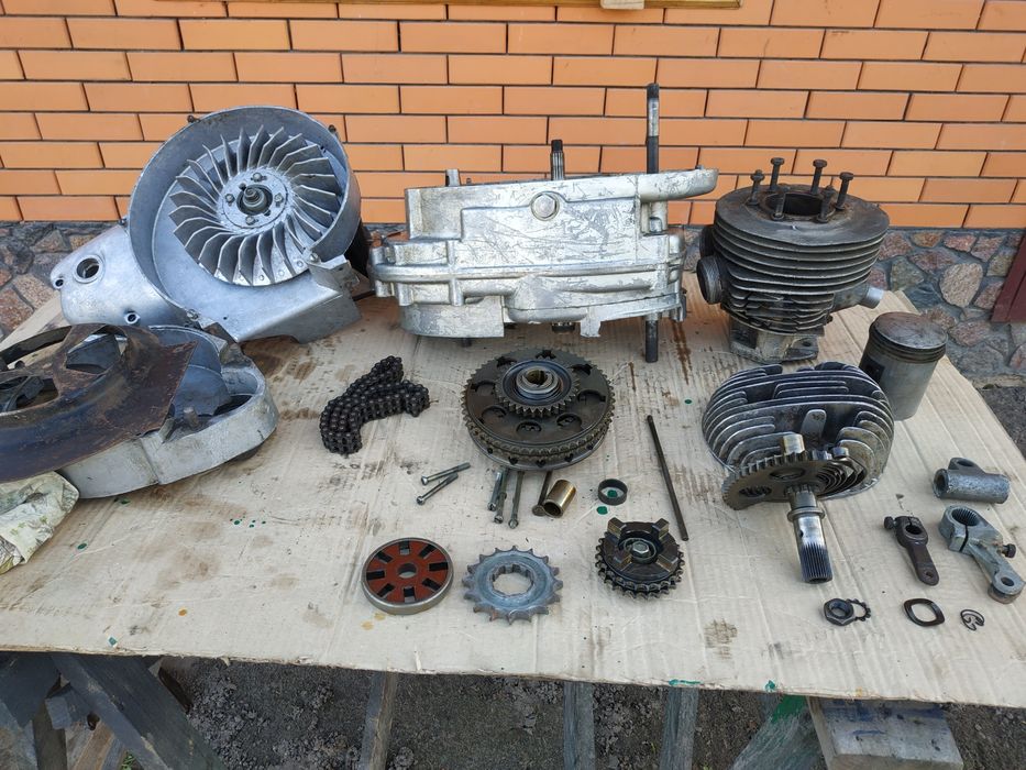 Картер двигуна мото коляски,івалидки.