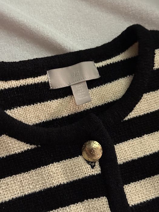 кардиган H&M old money S  в полоску