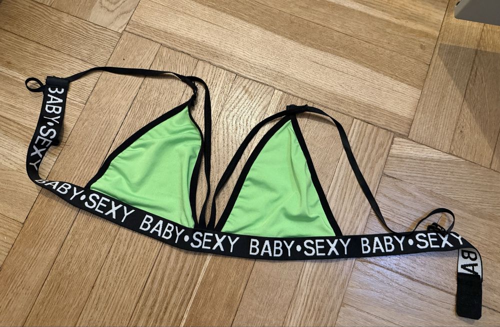 Zielony stanik góra od stroju strój sexy baby