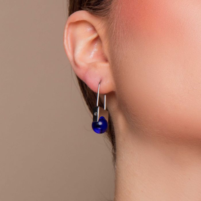 Conjunto brincos e colares em aço inoxidável