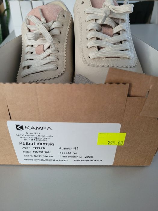 Skórzane buty Kampa 41