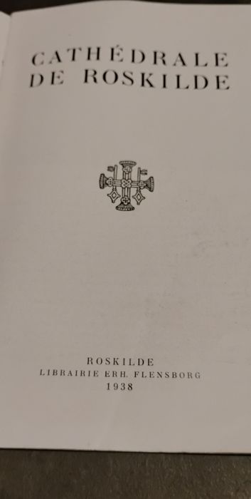 Album 1938 „Cathédrale de Roskilde” – przedwojenny, oryginał