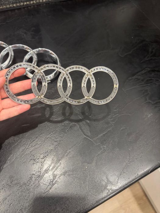 Znaczek Logo Emblemat oryginał przód i tył Audi S5,2008r