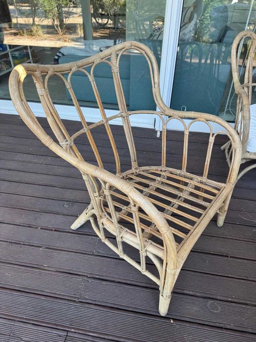 Conjunto jardim em bambu