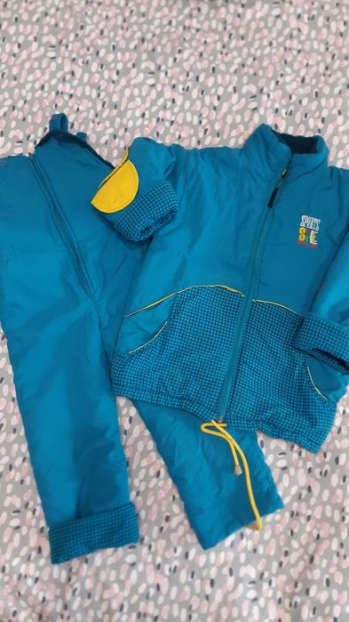 Комплект,,Anka,, зимовий дитячій на хутрі,куртка+напівкомбінезон ,на 5