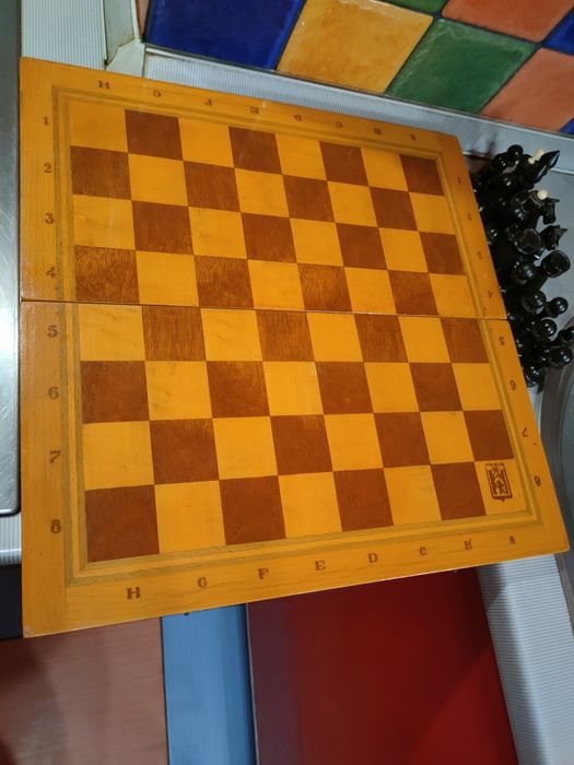 Игровой набор деревянные большие шахматы Львов