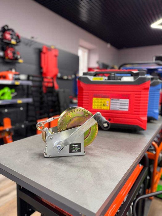 Таль лебідка барабана ручна важільна 725 кг Helper HP-1020