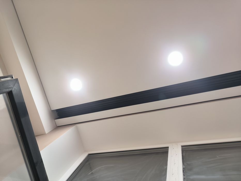 Встановлюємо натяжні стелі, натяжные потолки