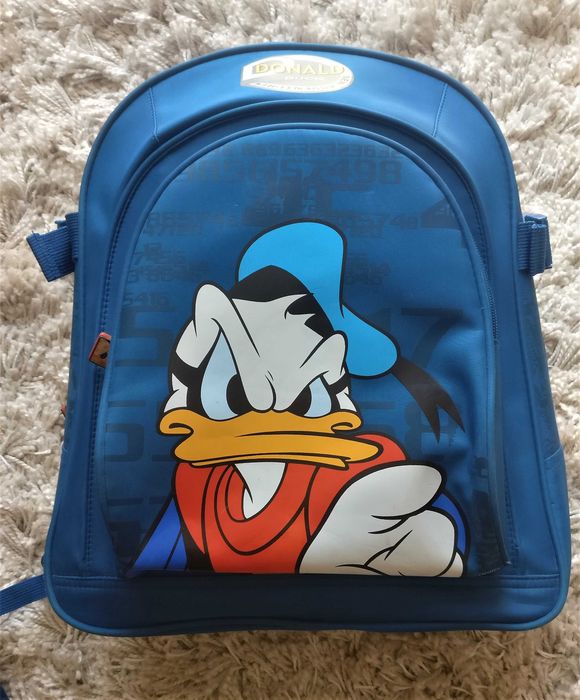 Mochila Disney Pato Donald para Escola Férias ou Viagem