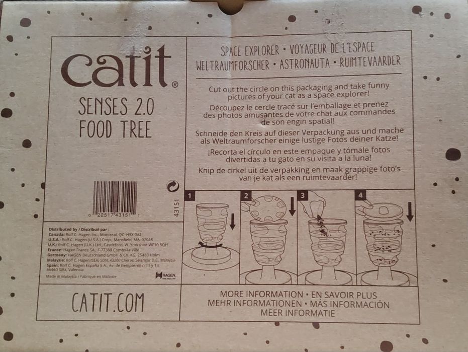 Comedouro Labirinto para Gatos - Catit Senses 2.0 Food Tree - Novo