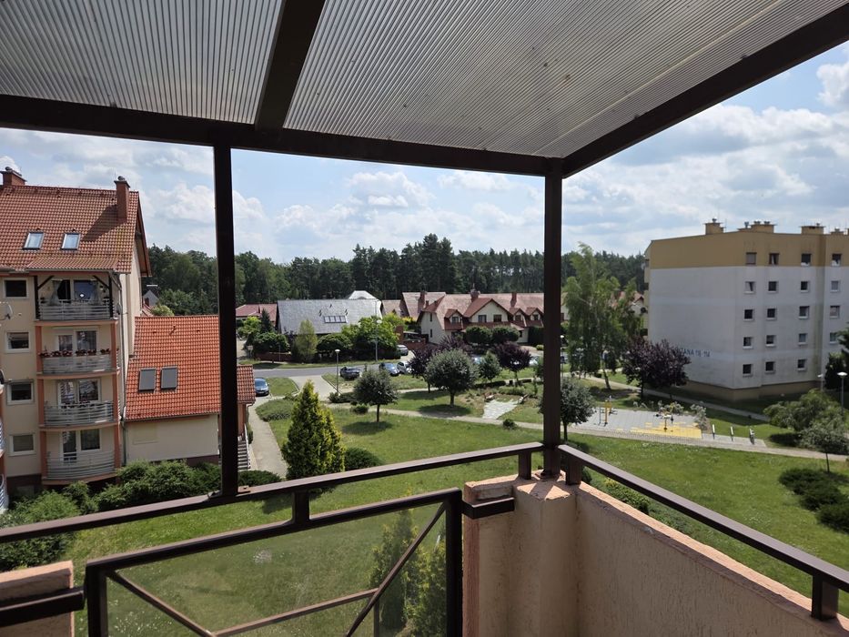 55 m² | 2 pokoje | blok z cegły | ostatni blok przy lesie | głęboki balkon | os. Rejtana
