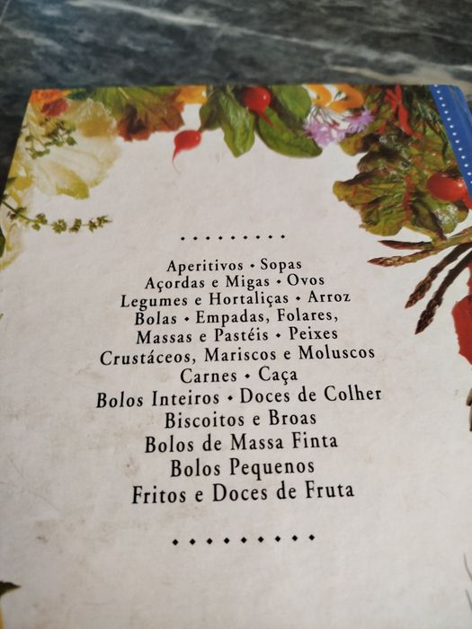 livro de receitas  cozinha regional Portuguesa