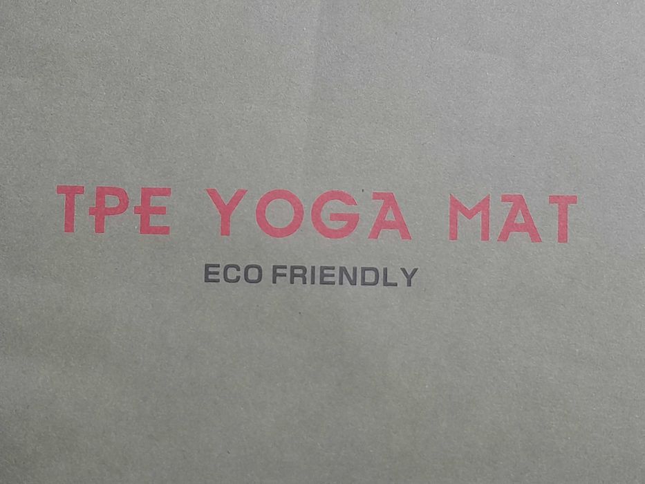 Mata do jogi składana TPE Yoga mat 183 x 61 cm nowa outlet