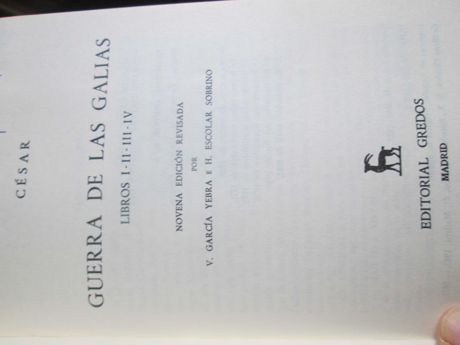 Guerra de las Galias,  de Cesar