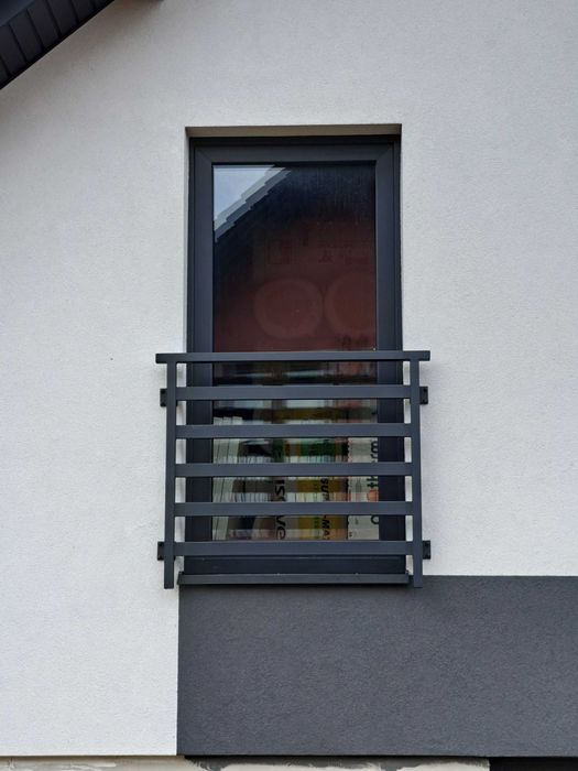 Balustrady balkonowe ze stali, nierdzewne, ocynkowane