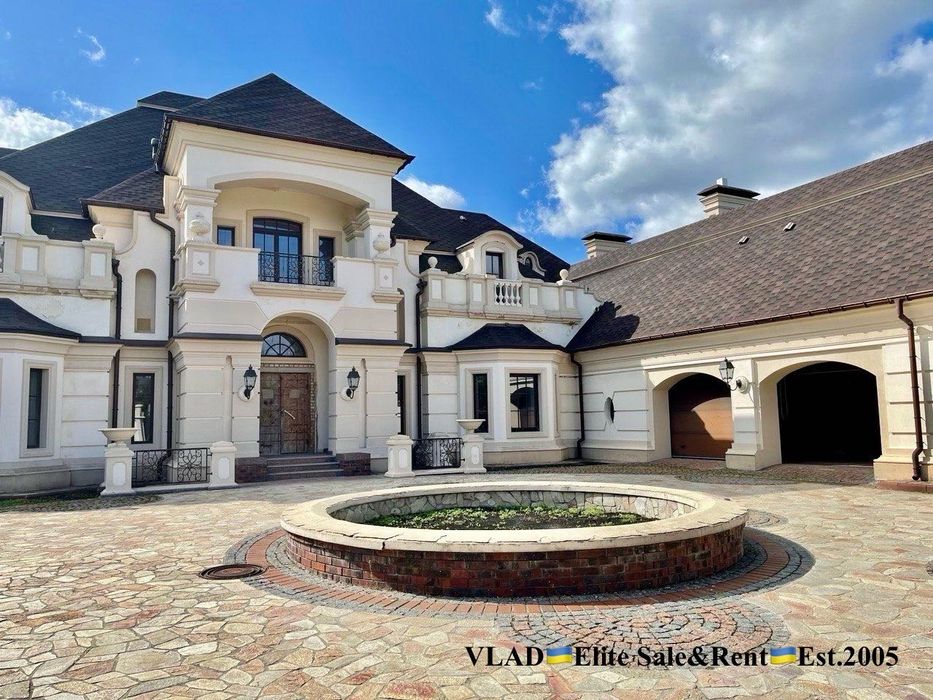 Козин. В.Дамба-2км. КМ. 1200 м2 
Продаж резиденції з виходом на Дніпро