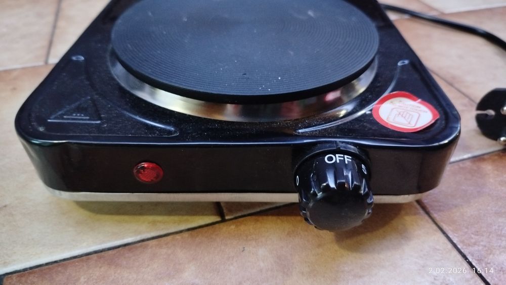 Kuchenka elektryczna jednopalnikowa