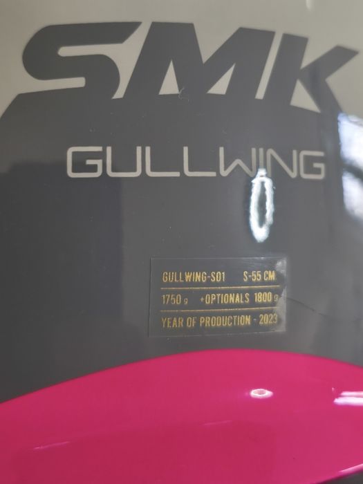 Capacete modular SMK Gullwing S01 tamanho S – como novo