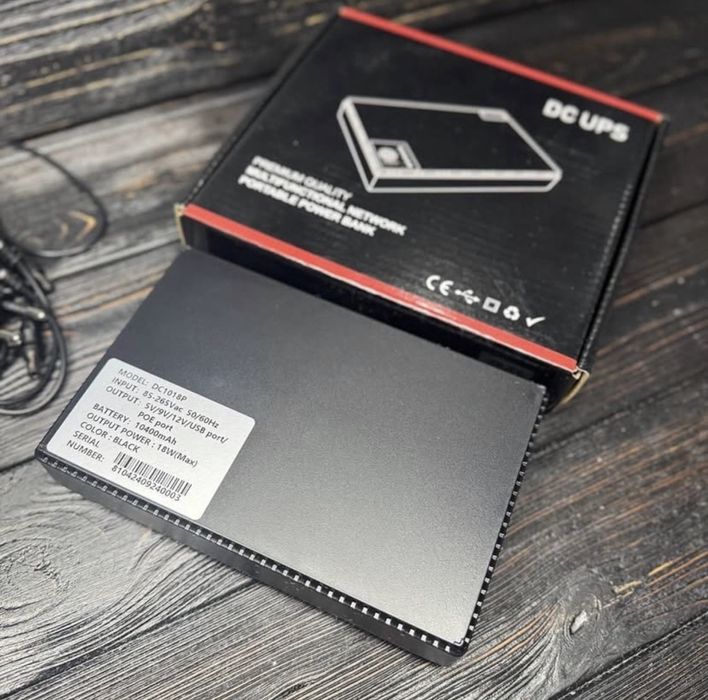 Повербанк для роутера, модема, DC1018Р ДБЖ UPS 10400 mAh 18W