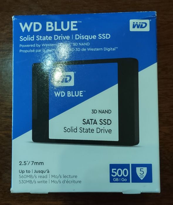 SSD накопичувач Wd 500Gb Blue Ssd 3D Nand