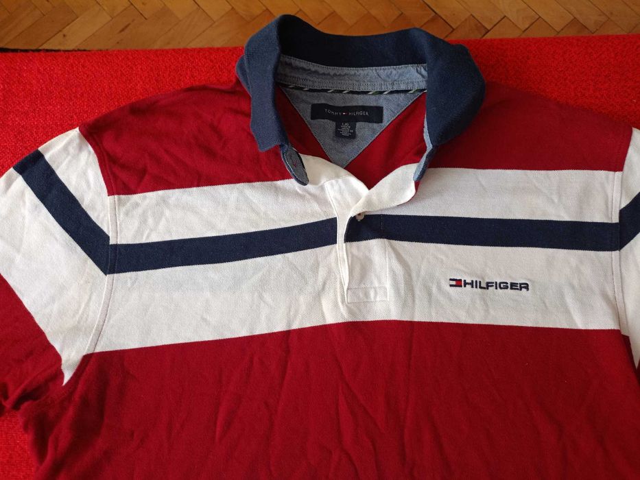 TOMMY HILFIGER Polo meskie r.L Stan BDB Okazja