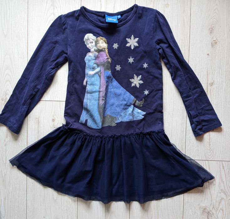 Sukienka kraina lodu Elsa i Anna r. 116 Disney