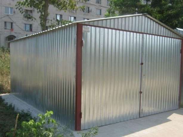 Металлический гараж разборной