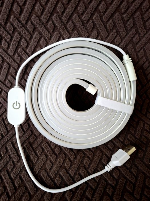 LED стрічка USB вологостійка 2 м, светодиодная лента юсб водостойкая