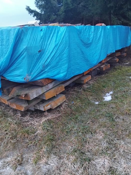 Swierk sosna bale kłody nie dłużyca