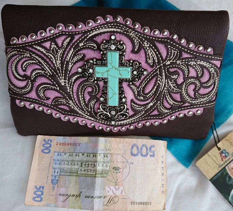 Женский клатч American Bling кожа, оригинал (НОВЫЙ) Америка