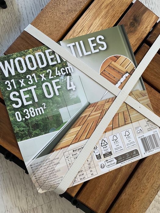 Płytki drewniane na taras/ balkon