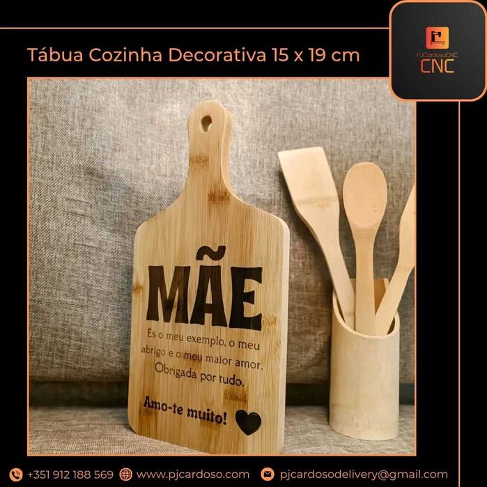 Tábua Cozinha Decorativa Personalizada