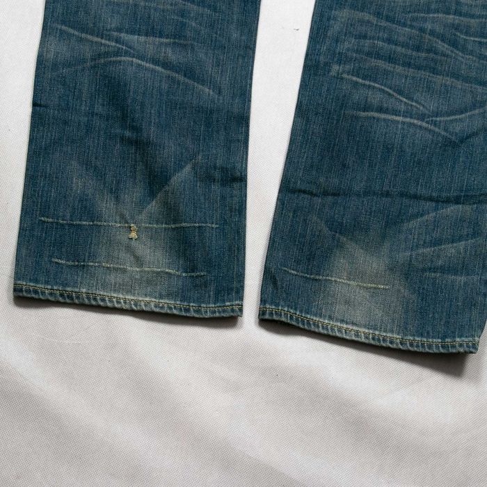 NOWE Ed Hardy Lot 2010 spodnie jeansowe distressed 32/34us szerokie