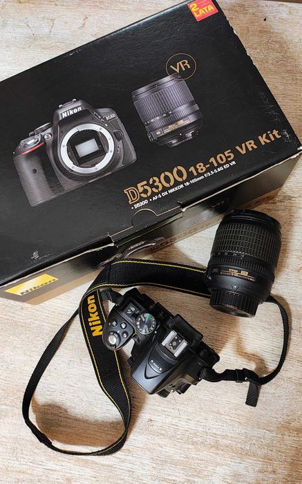 Nikon d5300 18mm 105 vr kit