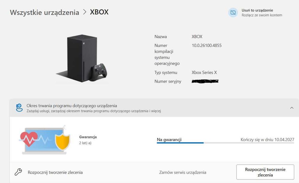 MICROSOFT Xbox Series X 1TB na gwarancji  + gratisy