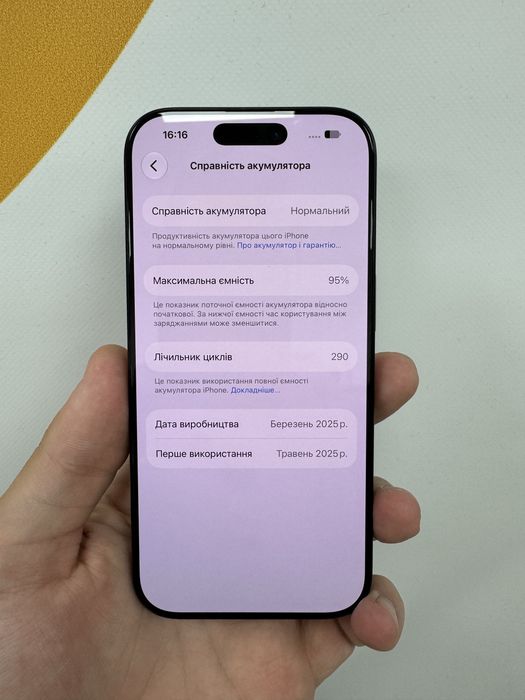 iPhone 16 Pro 256 GB Black Titanium
