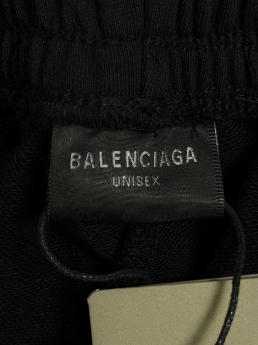 Штани BALENCIAGA спортивки sweatpants чорні штаны черные black