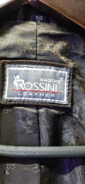 Куртка кожаная, мужская