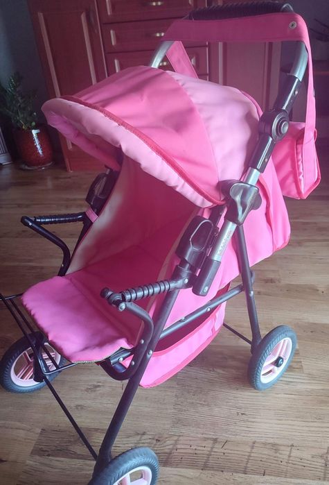 Wózek dla lalek różowy